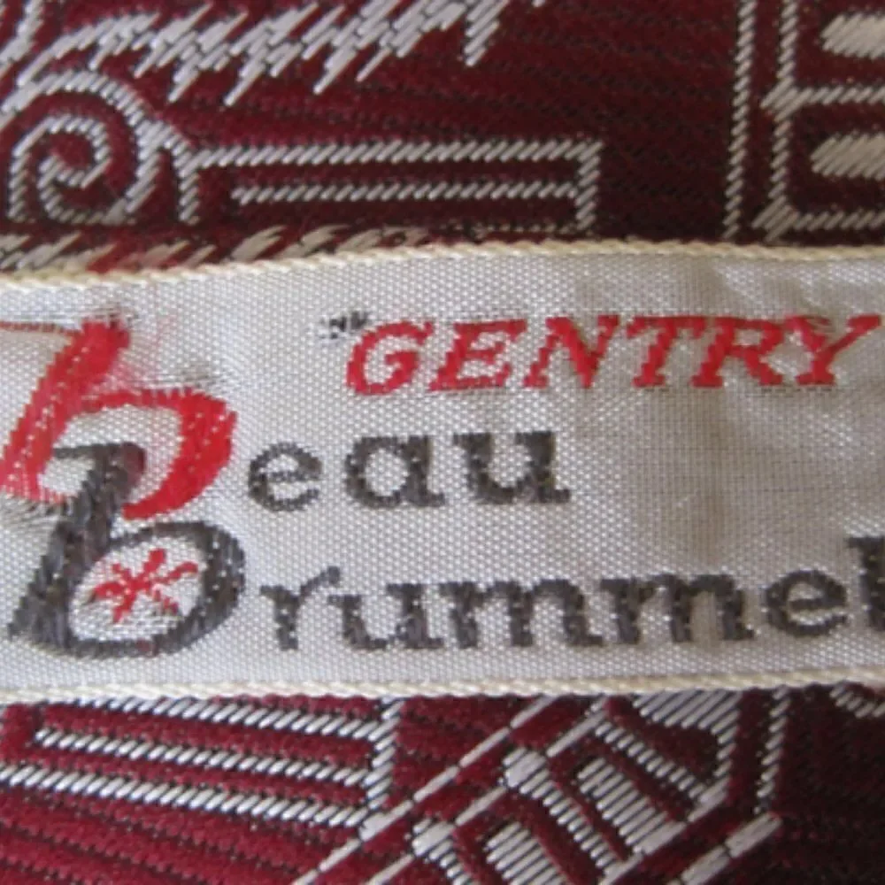 GENTRY BEAU BRUMMELL Mens Bensons Tie Hors Bust Architect Vintage
